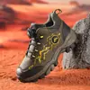 Zapatos para Niños Zapatos de Senderismo Forrados de Polar para Niños 2026 Otoño Zapatos Deportivos Cálidos de Caña Media para Niños Algodón Grande para Niños Grandes Zapatos para Niños
