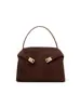 Bolso de Hombro de Cuero de Vaca de Primera Capa Estilo Retro Personalizado para Debajo del Brazo Moda Otoño e Invierno de Viaje de Alta Gama de Gran Capacidad