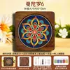 Base de posavasos de esmalte cloisonné pieza decorativa pintada a mano para actividades de calentamiento de salón y recuerdos de fiesta