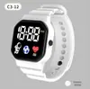Nuevo Modelo de Reloj Electrónico LED C3-12 Forma Cuadrada Moderno Moda Estilo Deportivo para Estudiantes de Secundaria Fabricante de Relojes Electrónicos LED