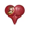 Globo de Dibujos Animados Nata Palo de Mano Cabeza de Globo Palo Largo Clip Globo de Aluminio Set de Fiesta Globo de Dibujos Animados Decoración Día del Niño