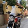 Coche muscular Wolf adecuado para Honda CB1100 parabrisas parabrisas parabrisas delantero piezas de modificación de motocicleta retro