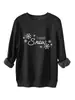 Amazon eBay tienda independiente moda casual mujer i huele a nieve copo de nieve sudadera cálida gruesa para exportación