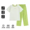 Pijamas de Verano para Niños, Ropa de Casa de Manga Corta para Niños, Ropa Portátil Fresca para Adolescentes, Conjuntos Estudiantiles para Niñas
