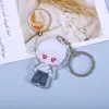 Llaveros acrílicos personalizados, mercancía de anime y caricaturas, colgantes pequeños de doble cara hechos a medida para regalo, al por mayor