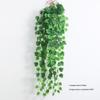 Pano de seda artificial Flor pendurada na parede de folha rosa verde Videira interior Begônia folha Decoração de videira Planta parede flor falsa pendurada orquídea atacado