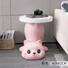 Mesa de Café Grande para Gatos Nuevo Fabricante Alemán 2026 Adornos de Pie para Sala de Estar Accesorios para el Hogar Bandeja de Mesita de Noche TV