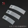 Topes para Cajones de Muebles, Topes de Plástico Blanco Translúcido, Topes de Plástico para Cajones para Evitar que los Cajones se Caigan y No Cierren Bien
