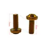 [Tornillos Modificados de Colores] Tornillo de Cabeza Hexagonal con Brida Cabeza de Platillo Volador Tornillo de Disco de Freno de Motor Accesorios para Motocicleta