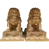 En stock adornos de león de cobre fundido HSBC león de bronce precio directo de fábrica longitud 2.8 metros 3 metros 4 metros