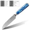 Patrón Damasco Mango de Resina Cuchillo de Chef Cuchillo de Fruta Cuchillo de Acero Inoxidable Juego de Cuchillos Cuchillo Japonés Cuchillo Sande Cuchillo de Cocina