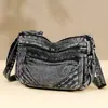 Bolso de Mezclilla Transfronterizo, Bolso de Hombro Retro Estilo Perezoso, Nuevo Bolso Tote de Moda para Mujer 2026, Bolso Cruzado de Viaje
