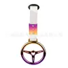 Venda quente transfronteiriça pasta de para-choque de carro cinto de reboque pulseira de puxar interior JDM pingente decorativo cinto eletrostático de cor
