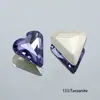 Dongzhou Diamante de Corazón Torcido con Punta Inferior de 16 mm Accesorios para Joyería DIY Diamante de Cristal con Forma Especial Joyería de Diamante Collar Joyería de Diamante al por Mayor