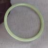 Pulsera de niña dulce de viento de vidrio imitación Jade Campana tintineante pulsera delgada anillo sin escalón con accesorios de ropa china para novias