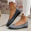 Amazon verão e outono novos europeus e americanos comércio exterior tamanho grande cabeça redonda cor sólida plano casual sapatos de feijão em estoque atacado