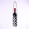 Bolsa de Red de Algodón Tejida a Mano para Botella de Agua, Portátil, Funda para Taza, Bolsa de Red Colgante Transfronteriza, Estilo Ins, Funda para Botella de Vino, Estilo Ins