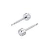 Aretes de Plata Esterlina S925, Aretes Especiales para Perforación de Oreja, Previenen la Inflamación y Perforación de Oreja Indolora, Punta de Aguja Previene la Obstrucción