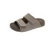 Versión de cuero~Sandalias de playa tipo Birkenstock para mujer, de verano, para exteriores, con velcro vintage, suela suave nueva