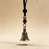 Mantra de Seis Sílabas Tibetano Mini Sino Vajra Pingente Bronze Antigo Escritura Pequeno Sino de Cobre Chaveiro Pingente de Carro