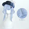 Peluca Cosplay de Chica Mágica Lingqi Bruja Naranja Shirley con Diadema Desmontable y Parte Superior Realista del Cuero Cabelludo Os Wig