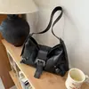 Bolso de hombro cruzado de gran capacidad estilo retro americano, moda de verano 2026, elegante para el trabajo, debajo del brazo, al hombro