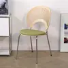 Silla de comedor nórdica, silla de café para el hogar de madera maciza con respaldo, mesa y silla de comedor vintage, silla de caparazón simple para discusiones, venta al por mayor