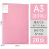 Bolsa de Armazenamento de Provas A3 Bolsa com Inserções Multicamadas Pasta Transparente Pasta de Documentos Personalizada Transfronteiriça Bolsa Personalizada para Pôsteres A3