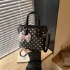 2026 Nuevo Estilo Coreano de Moda Versátil para el Día a Día Bolso de Lunares Casual Simple Estilo de Chica Bolso de Hombro