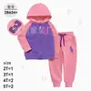 Roupas de primavera e outono novas para crianças de diferentes países roupas material de roupa roupa para bebês e crianças traje de duas peças traje esportivo vibrante [Atacado]]