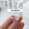 Azúcar de Cristal Natural Cubo Melocotón Doble Punta Pixiu Pulsera Accesorios para Joyería DIY Populares al por Mayor