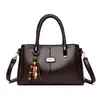 Bolso de mano nuevo para mujer, elegante y con estilo, bolso tote retro de piel suave para el día a día, bolso de hombro de gran capacidad, bolso cruzado para mujer