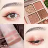 Maquillaje Novo5330 Sakura Story Paleta de Sombras de Ojos de Cuatro Colores Mate Perlado con Lentejuelas Impermeable Larga Duración Sin Desvanecimiento Sombras de Ojos