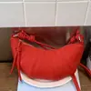 Bolsa Croissant Fresca e Única 2026 Estilo Novo Primavera Estilo Ins Bolsa de Ombro para o Dia a Dia Bolsa Transversal Bolsa Dumpling Tendência