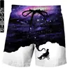 .Pantalones de Playa Sueltos para Hombre, Pantalones de Surf para Playa, Tendencia de Bañadores con Estampado de Humo Nuevo Verano 2022 Europeo y Americano