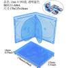 Paquete de 1-4 Cajas para Video 4K Blu-ray DVD Caja de Almacenamiento para DVD Caja de Plástico para BD CD Caja para Grabar CD