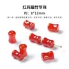 Popular Agata Natural Transmitida en Vivo Ojo de Tigre Piedra Cuentas de Bambú Cuentas Sueltas Accesorios para Pulsera Estilo Chino DIY Accesorios para Pulsera