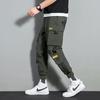 Calças com Botas Martins Primavera e Outono Macacão Masculino Marca da Moda plus size Solto Pacote Pés Funcional Duffy Shuai Super Fire Break