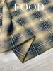 Saia Plaid JK Tecida Personalizável de Outono e Inverno Roupas Infantis Roupas Femininas Padrão de Tecido Plaid Tecido Tingido em Fio Jacquard Venda por Atacado em Estoque
