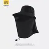 Sombrero de Protección Solar Integral para Apicultores para Mujer, Máscara Facial de Verano, Protección para el Cuello, Sombrero de Sol Integrado para Senderismo y Pesca al Aire Libre para Hombres