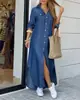 2023 venta transfronteriza Amazon ebay nueva moda europea y americana primavera y verano vestido camisa sexy vestido