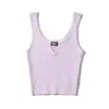 Colete de Tricô Feminino Elegante com Decote V Curto, Ajuste ao Corpo, Cor Sólida, para Uso Interno, Moda Europeia e Americana Transfronteiriça 2026