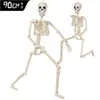 Decoração de Halloween esqueleto esqueleto junta móvel humano plástico esqueleto festival fantasma casa mal-assombrada decorações adereços