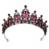 Coroa de Rainha Amazonense Transfronteiriça Tiara de Noiva Princesa Faixa de Cabeça de Aniversário Coroa de Cristal Barroca Venda Direta da Fábrica