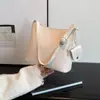 2025 Verano Nuevo Estilo de Moda Casual Retro Bolso Tote Estilo de Moda Simple Color Puro Retro Bolso de Axila Retro