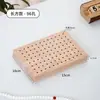 Suporte de exibição para grampos de cabelo painel de madeira com pinos secador de argila leve painel de armazenamento para flores de crochê DIY banca