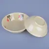 Tazón de boca de mostrador imitación porcelana de melamina tazón para desayuno tienda de avena tazón para leche de soya tazón de flor de frijol tazón para avena de wonton tazón de plástico comercial tazón resistente a caídas