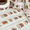 Pegatinas de Rollito de Capibara Pequeño, Populares en Xiaohongshu, Estilo de Dibujos Animados Lindo, Mismo Estilo que los Estudiantes, Decoración de Alto Valor para Diarios y Sellado
