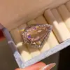 Anillo abierto de gota de agua de circón, sensación de lujo ligero y alta gama, joyería de declaración exquisita y elegante, al por mayor, diseño único