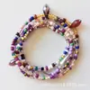 Suministro Transfronterizo Cadenas para la Cintura Europeas y Americanas Cadena Corporal Africana Cadena para el Vientre de Cuentas de Vidrio Joyería para Bikini Cadena para la Cintura